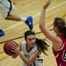 Skyline High School senior Tori Norris looks to pass in the first quarter against Whitmore Lake on Friday. Skyline won 55-32. Daniel Brenner I AnnArbor.com